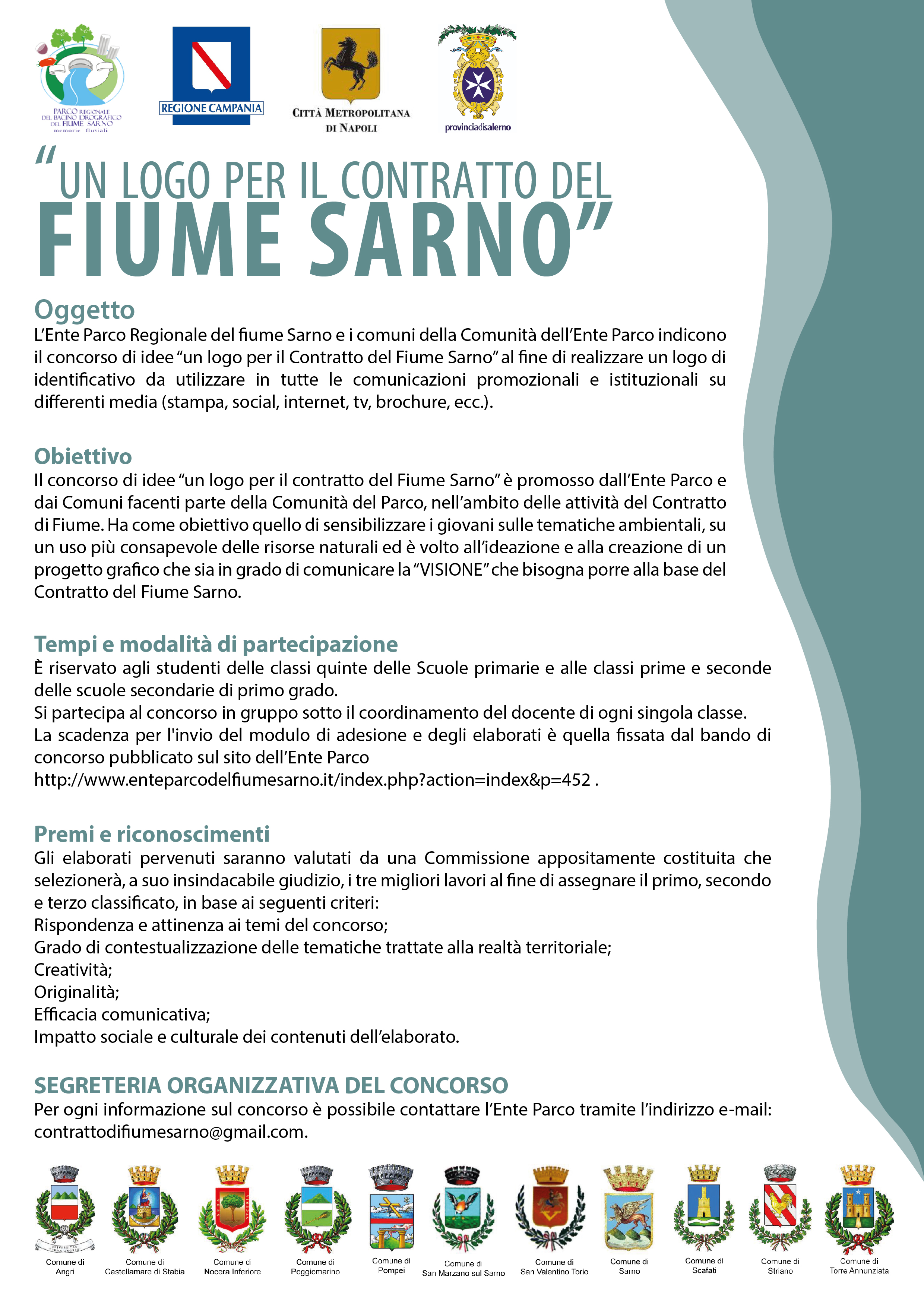 Volantino Un logo per il contratto del Fiume Sarno